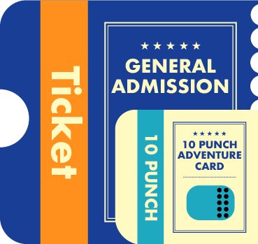 General Admission + 10 Punch Adventure Card 2023