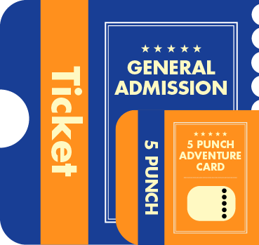 General Admission + 5 Punch Adventure Card 2023