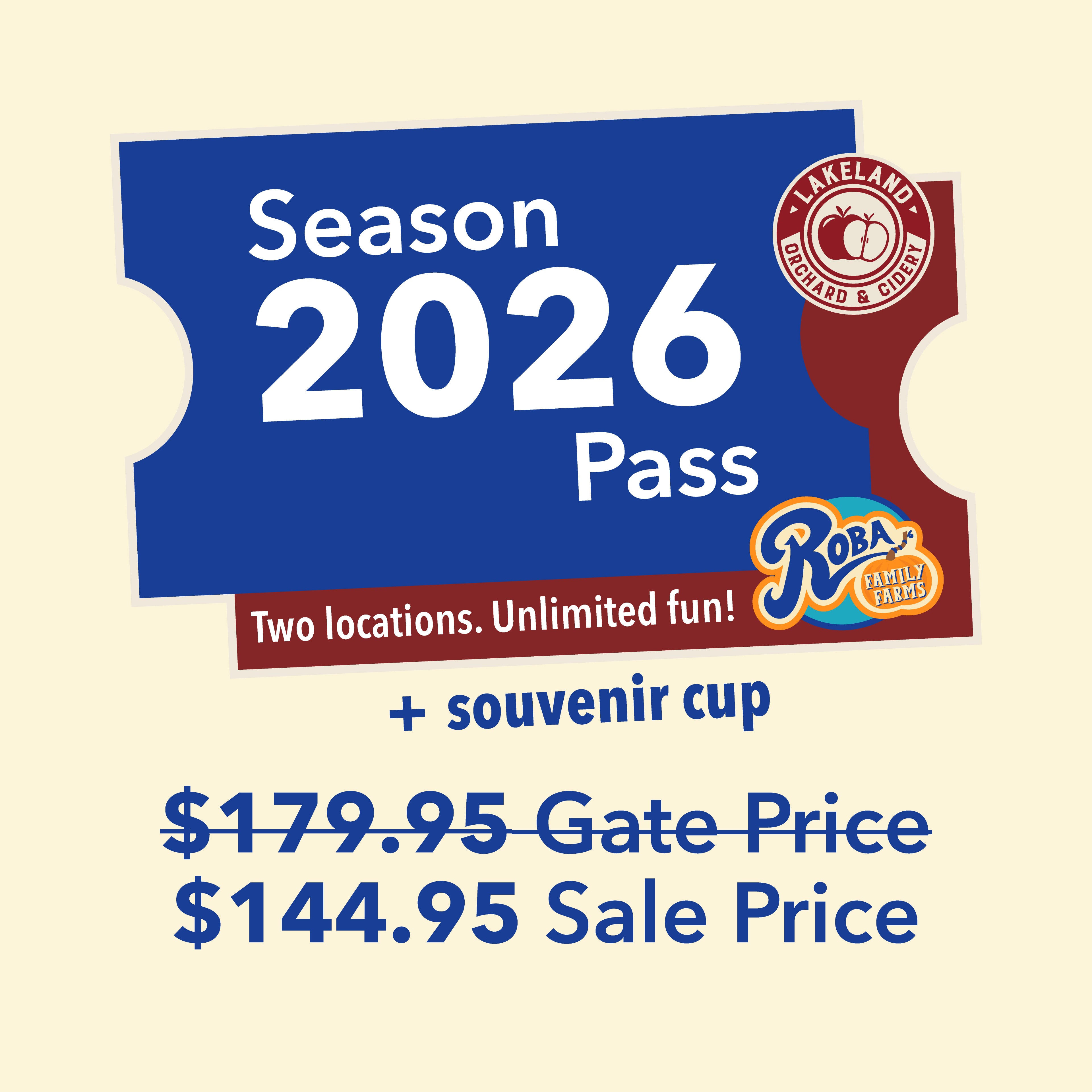 Season Pass 2026 - BLACK FRIDAY SALE!